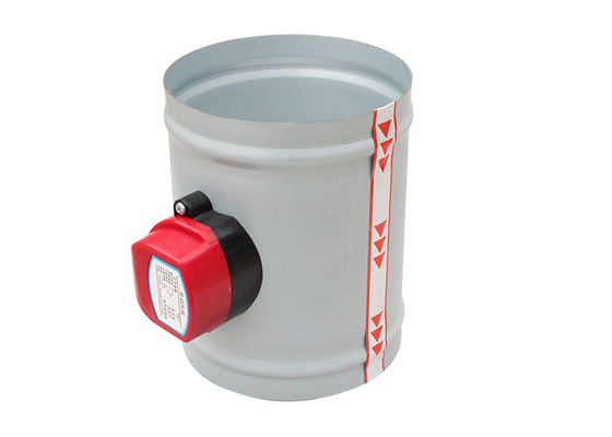 Automatic 110mm 150mm Duct Zone Dampers With Gasketed Blade Sealing