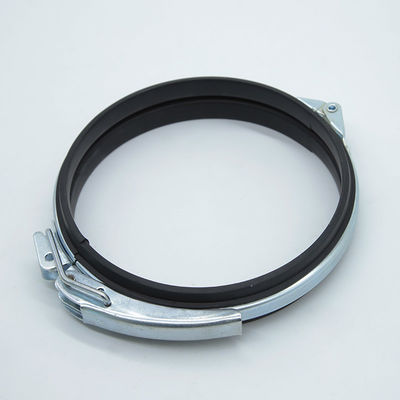 Secure Piping System Galvanized Pipe Clamp Piping Clips 80mm-500mm Range