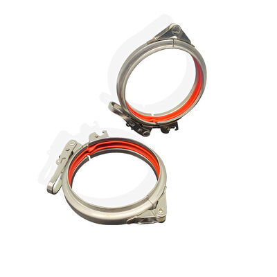 Rapid Clip Stainless Steel 304 Air Duct Quick Release Lever Lock Flange Pipe Bend Clamp