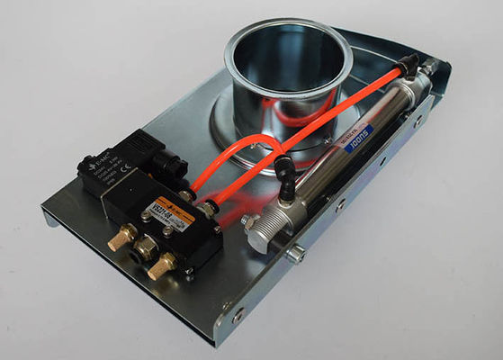 Pneumatic Sliding Damper / Duct Zone Dampers For Dust Collection System
